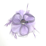 Lilac Feather Fascinator