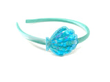 Aqua Mermaid Sequin Shell Headband