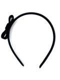 Black Velvet Side Bow Headband