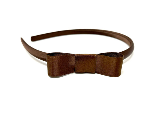 Brown Side Bow Headband