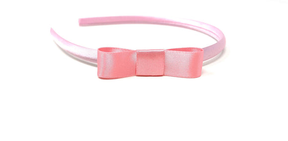 Rose Pink Side Bow Headband