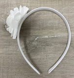 Ivory Chiffon Flower Headband