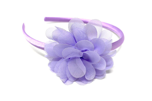 Lilac Chiffon Flower Headband