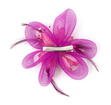 Hot Pink Feather Fascinator