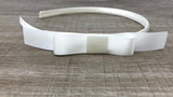 Ivory Side Bow Headband