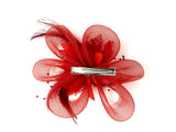 Red Feather Fascinator