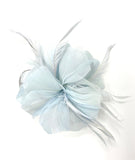 Baby Blue Feather Fascinator