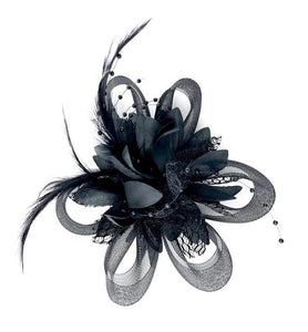 Black Feather Fascinator