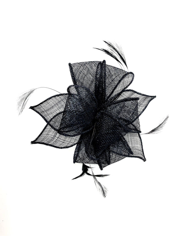 Black Feather Fascinator