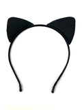 Black Reversible Sequin Cat Ears Headband