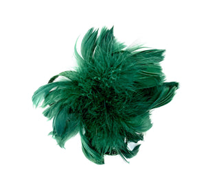 Emerald Green Feather Fascinator