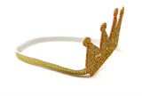 Gold Glitter Princess Crown