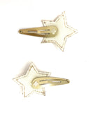 Gold Star Snap Clips - Set of 2