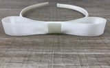 Ivory Matilda Style Bow Headband