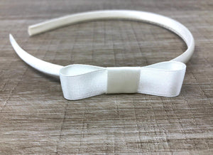 Ivory Side Bow Headband