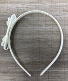 Ivory Triple Side Bow Headband