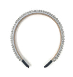 Ladies Silver Sparkly Beaded Headband