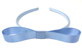 Light Blue Matilda Style Bow Headband