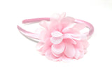 Baby Pink Chiffon Flower Headband