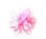 Light Pink Feather Fascinator