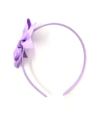 Lilac Pinwheel Side Bow Headband