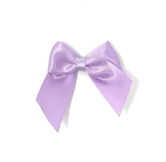 Lilac Self Adhesive Bows - Pack of 10