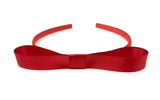 Matilda Style Red Bow Headband