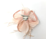 Nude Feather Fascinator