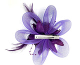 Purple Feather Fascinator