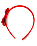 Red Triple Side Bow Headband