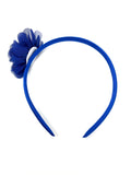 Royal Blue Chiffon Flower Headband