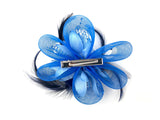 Royal Blue Feather Fascinator