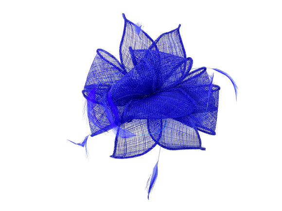 Royal Blue Feather Fascinator