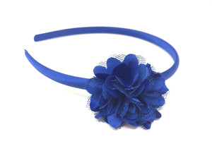 Royal Blue Flower Headband