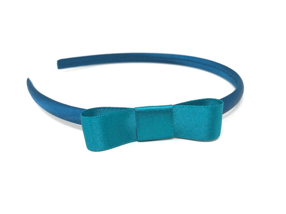 Teal Side Bow Headband