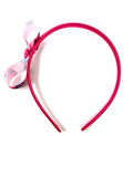 Trolls Poppy Inspired Pink Side Knot Bow Headband