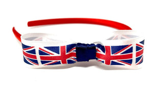 Union Jack Side Bow Headband