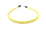 Yellow Glitter Headband