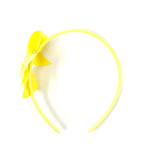 Yellow Pinwheel Side Bow Headband