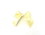 Yellow Self Adhesive Bows - Pack of 10