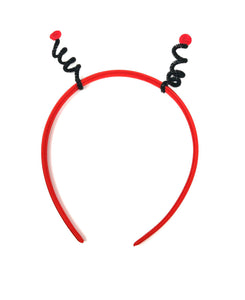 Red Ladybird Antenna Ladybug Headband